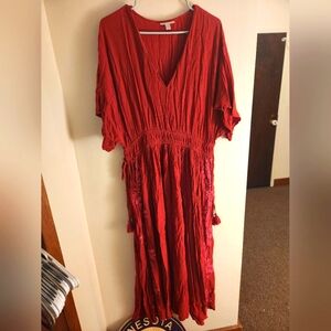 Beautiful fall boho dress xl